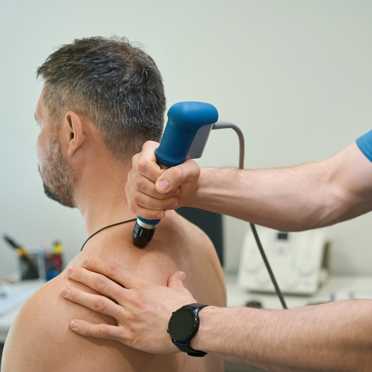  (Shock wave) العلاج بالموجات التصادميه